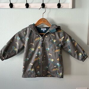 Boys truck rain jacket